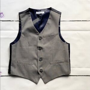 🍭4/$20 IZOD gray and navy suit vest - M